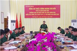 Quân khu kiểm tra công tác cải cách hành chính và văn thư, lưu trữ tại các đơn vị